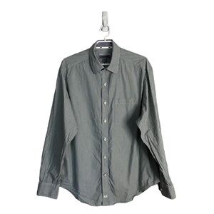 Johnston & Murphy Men's Tailored Fit Striped Button-Down Shirt